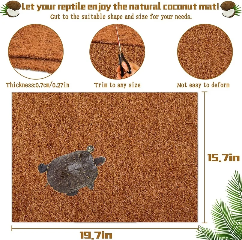 Reptilien-Teppich aus natürlic – Substrate Coconut Fiber Bewertung und Preis